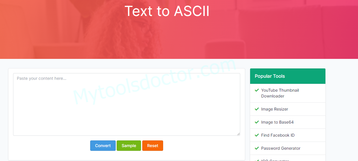 Text to ASCII Converter Online